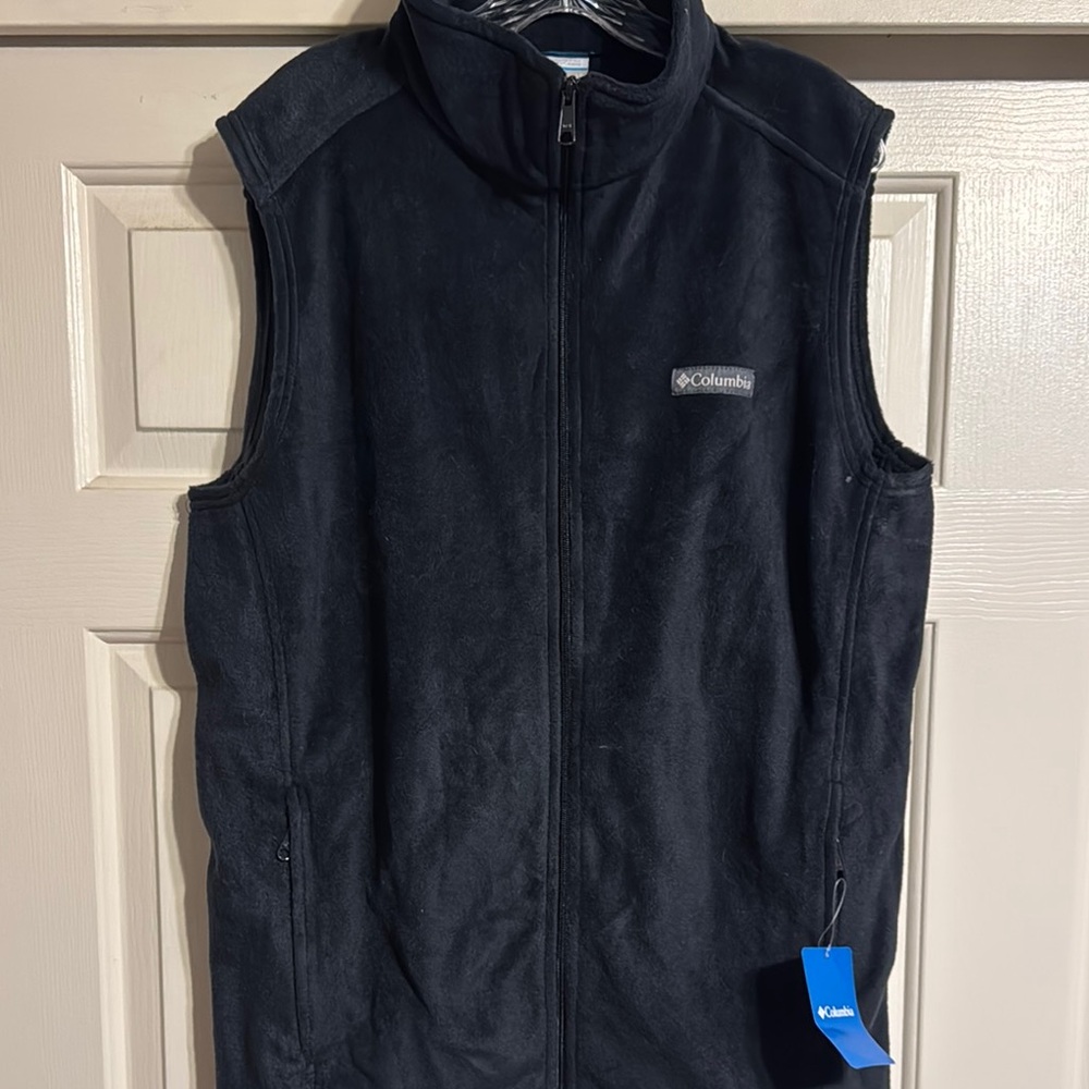 Columbia Black Fleece Vest